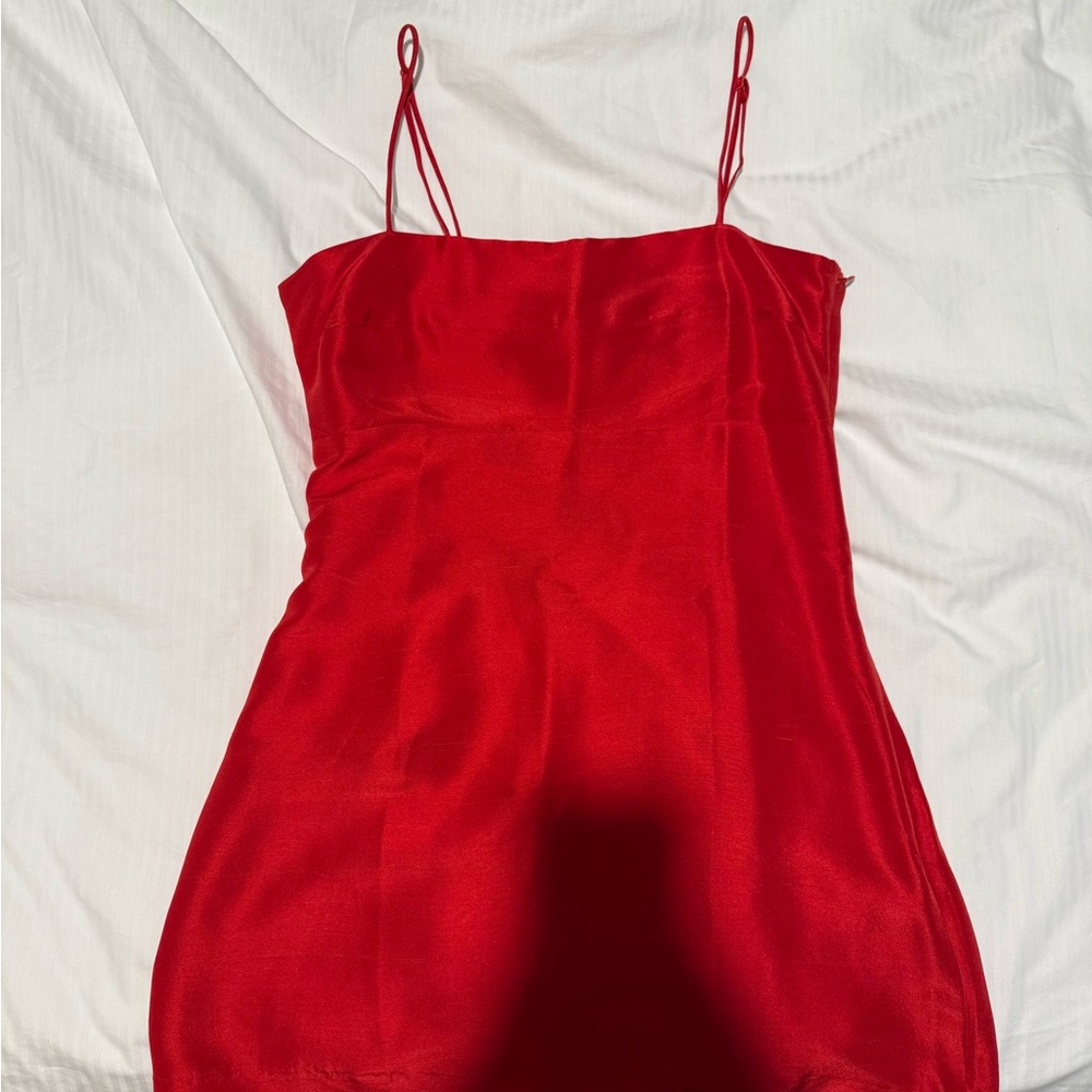 Realisation Par Striking Red Mini Dress